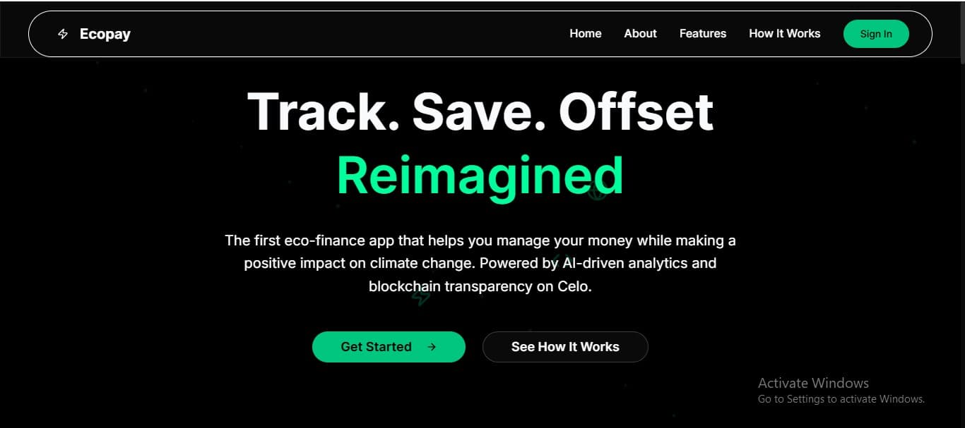 Screenshot of EcoPay - Fintech