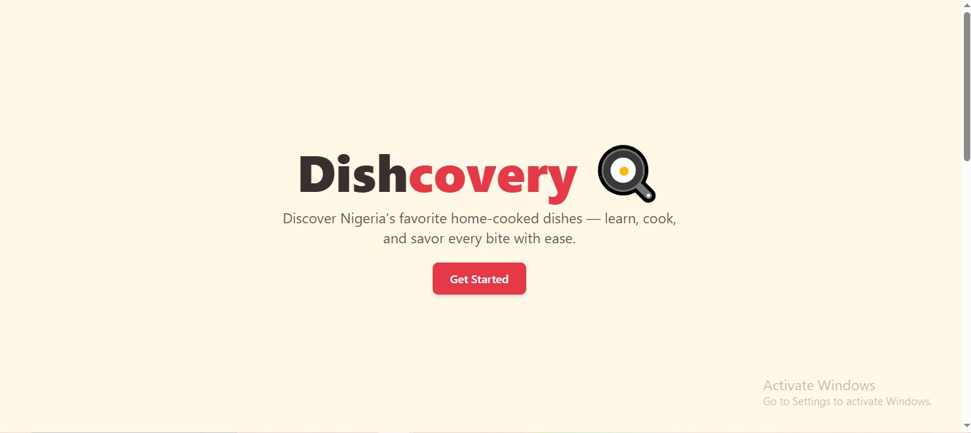 Dishcovery - Recipe Finder